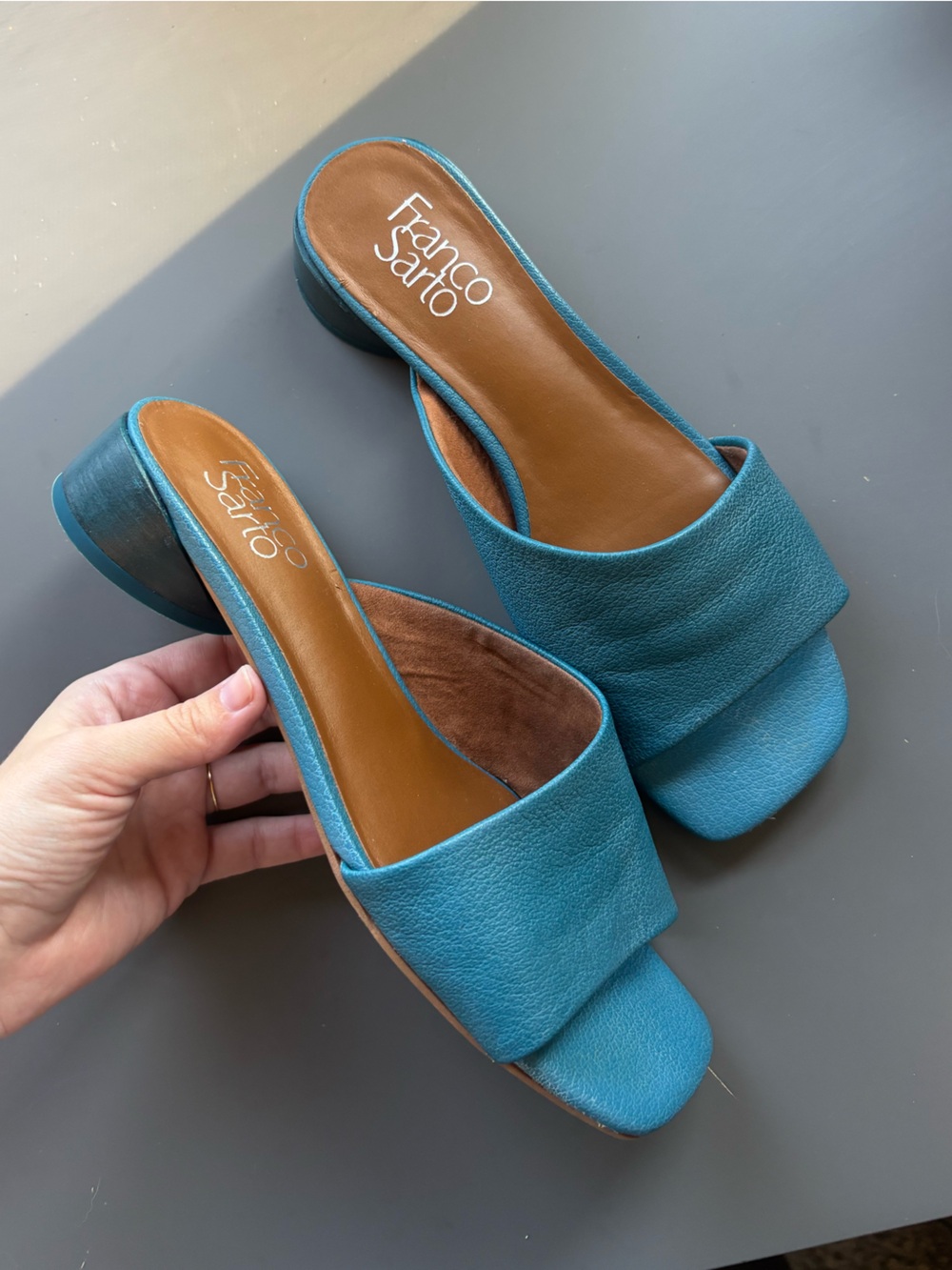 Franco Sarto Slide Sandals- 6.5